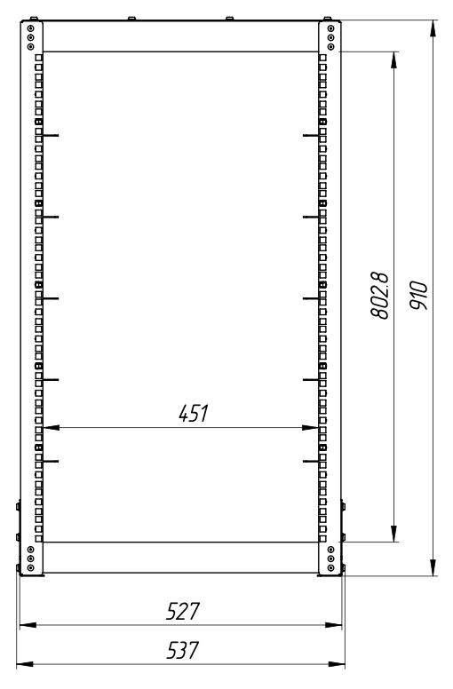 Pylontech & Dyness Battery Rack – Steel Mounting System